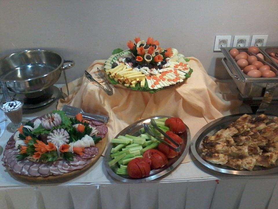Hotel Lebed Охрид Ресторан фото