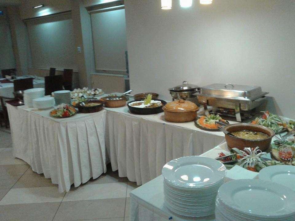 Hotel Lebed Охрид Ресторан фото