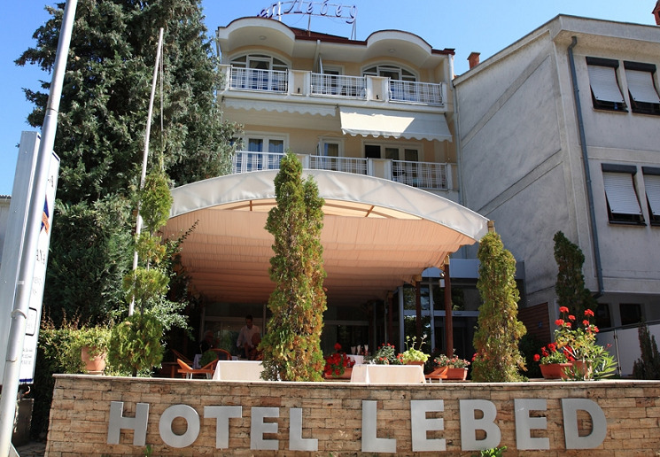 Hotel Lebed Охрид Экстерьер фото